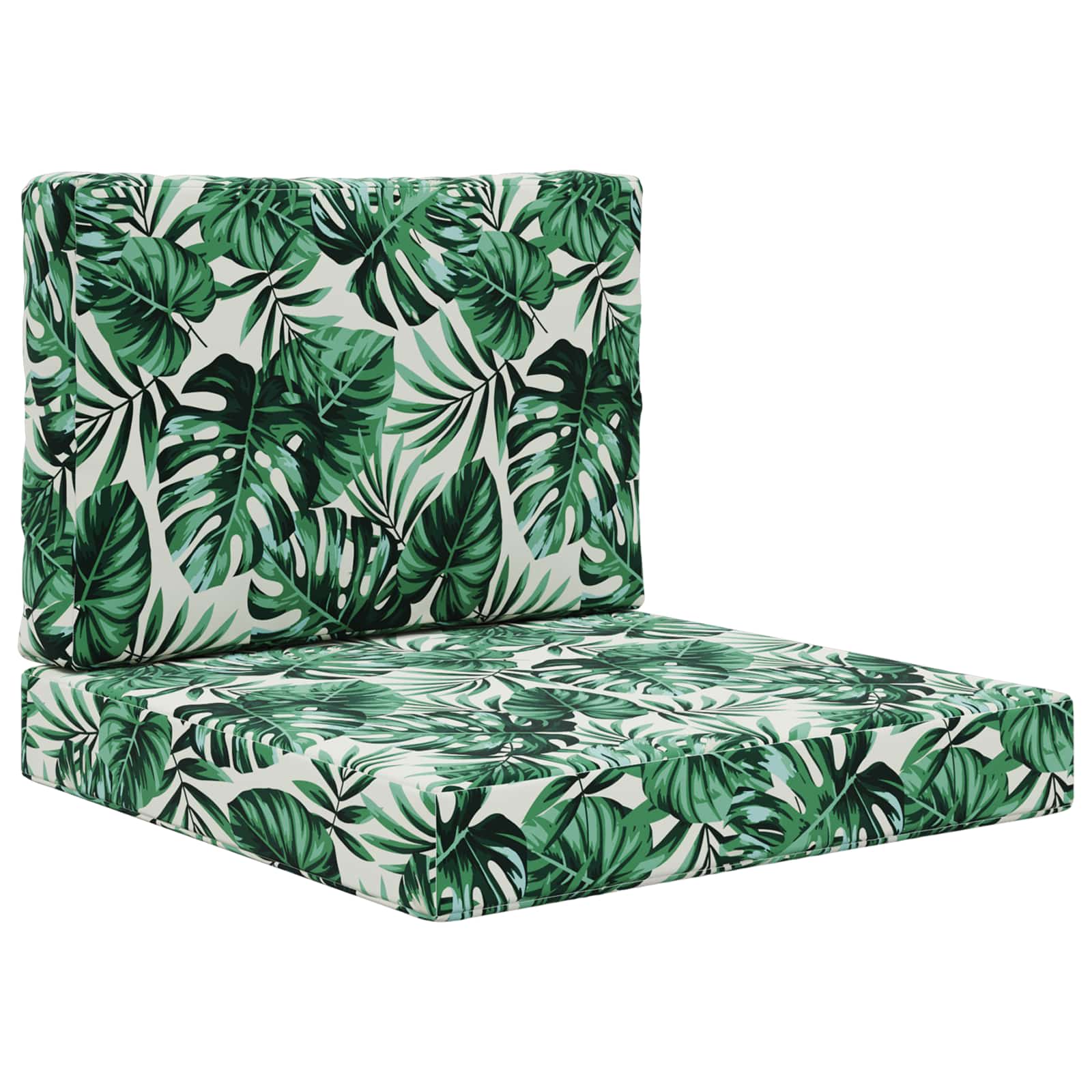 Sofakissen Für Draußen Polyester Blattmuster 60 X 60 Cm Vidaxl