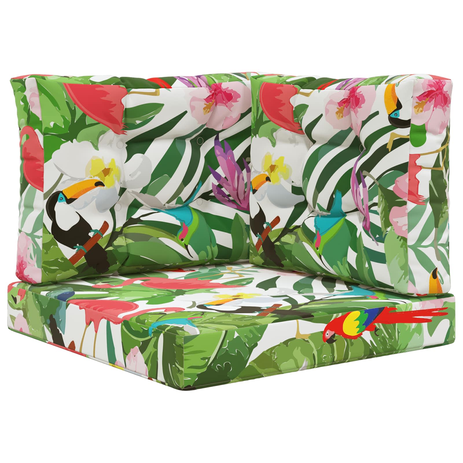 Sofakissen Für Draußen Polyester Bunt 60 X 60 Cm Vidaxl