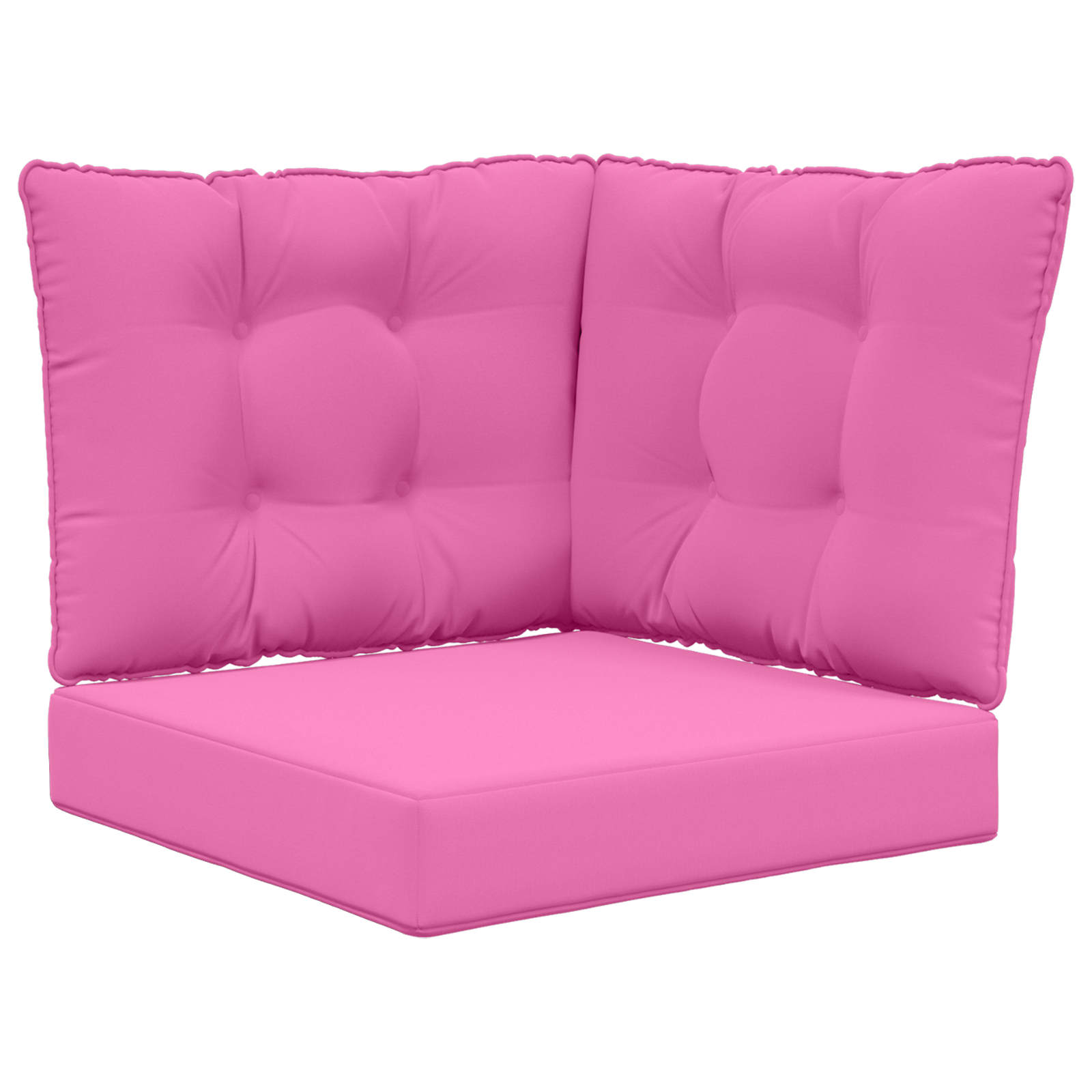 Sofakissen Für Draußen Polyester Rosa 50,5 X 50,5 Cm Vidaxl