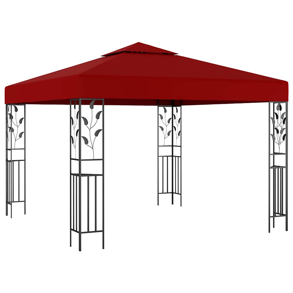 Pavillon 3x3 M Weinrot Vidaxl