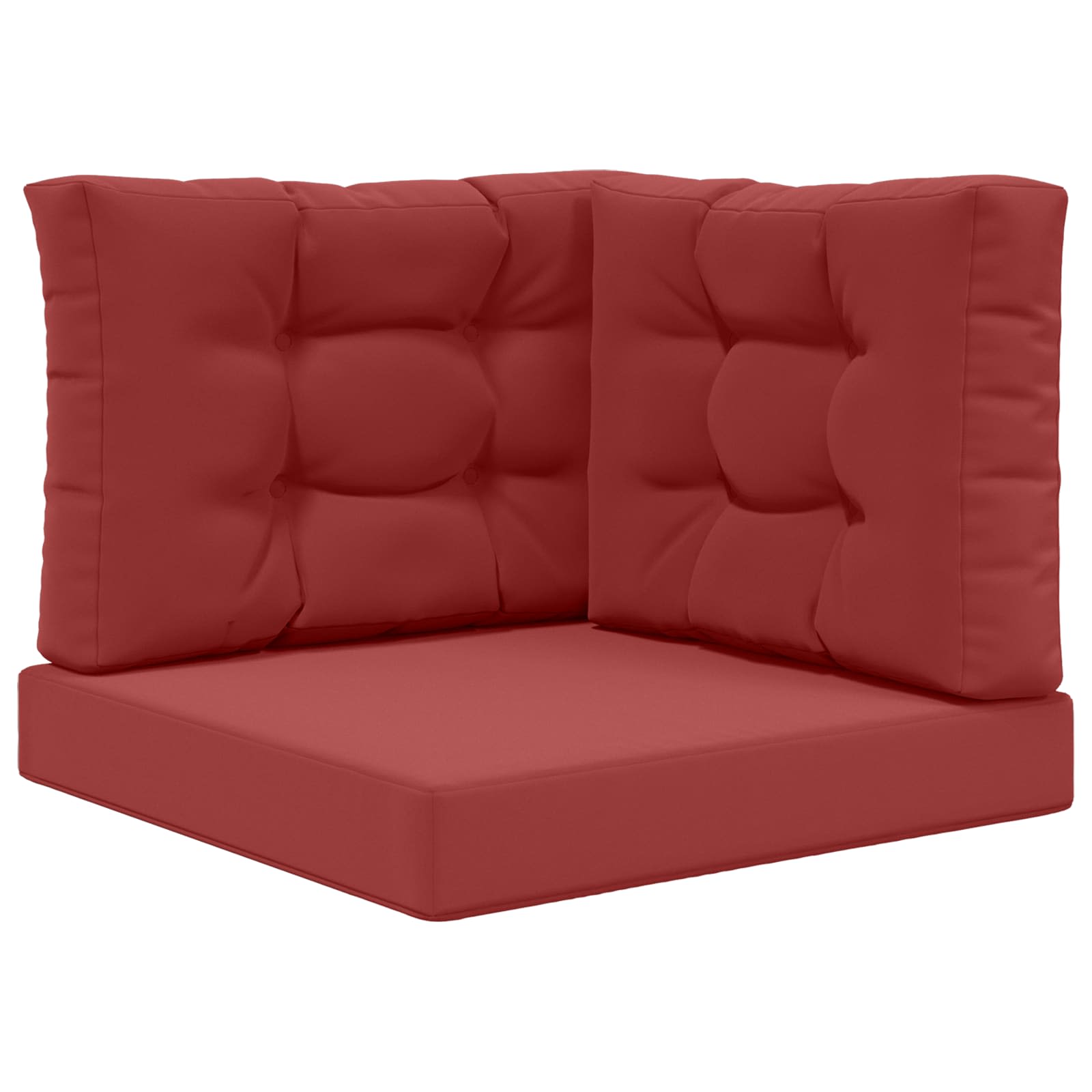 Vidaxl Outdoor Sofa Cushion Polyester Wine Red 60 X 60 Cm