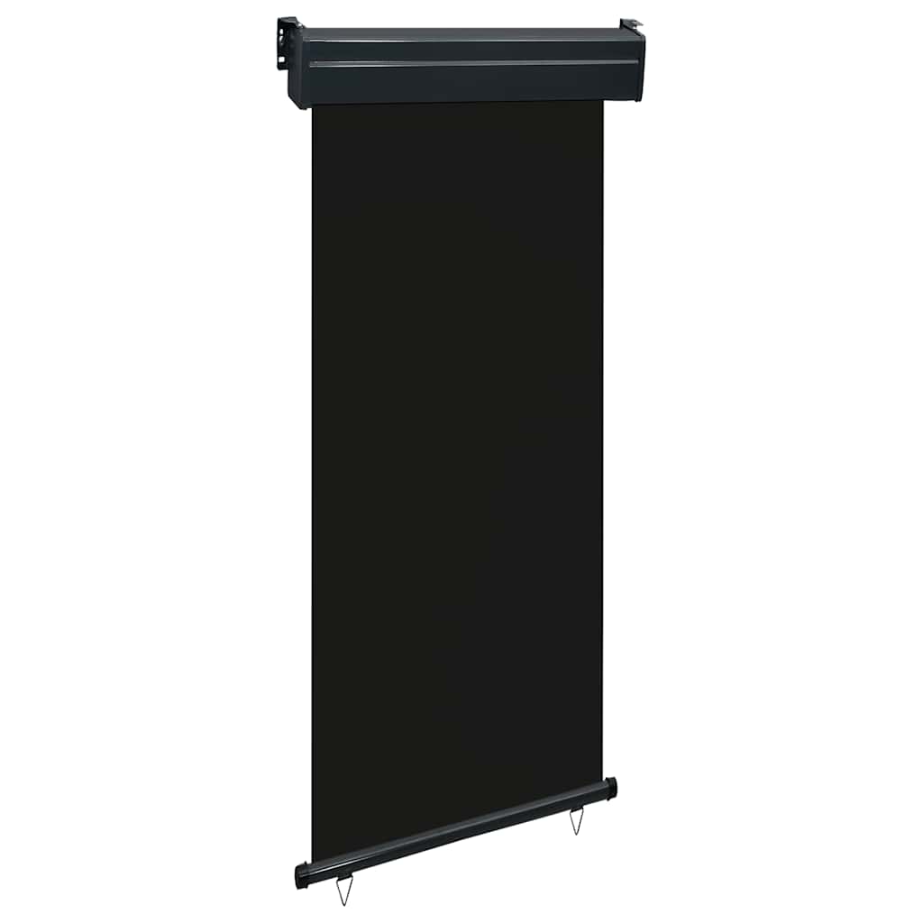 Balkon-seitenmarkise 85x250 Cm Schwarz Vidaxl