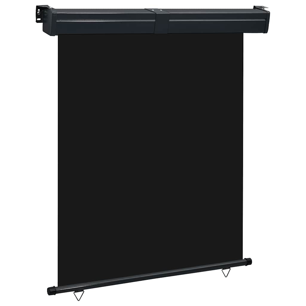 Vidaxl Balcony Side Awning 145x250 Cm Black