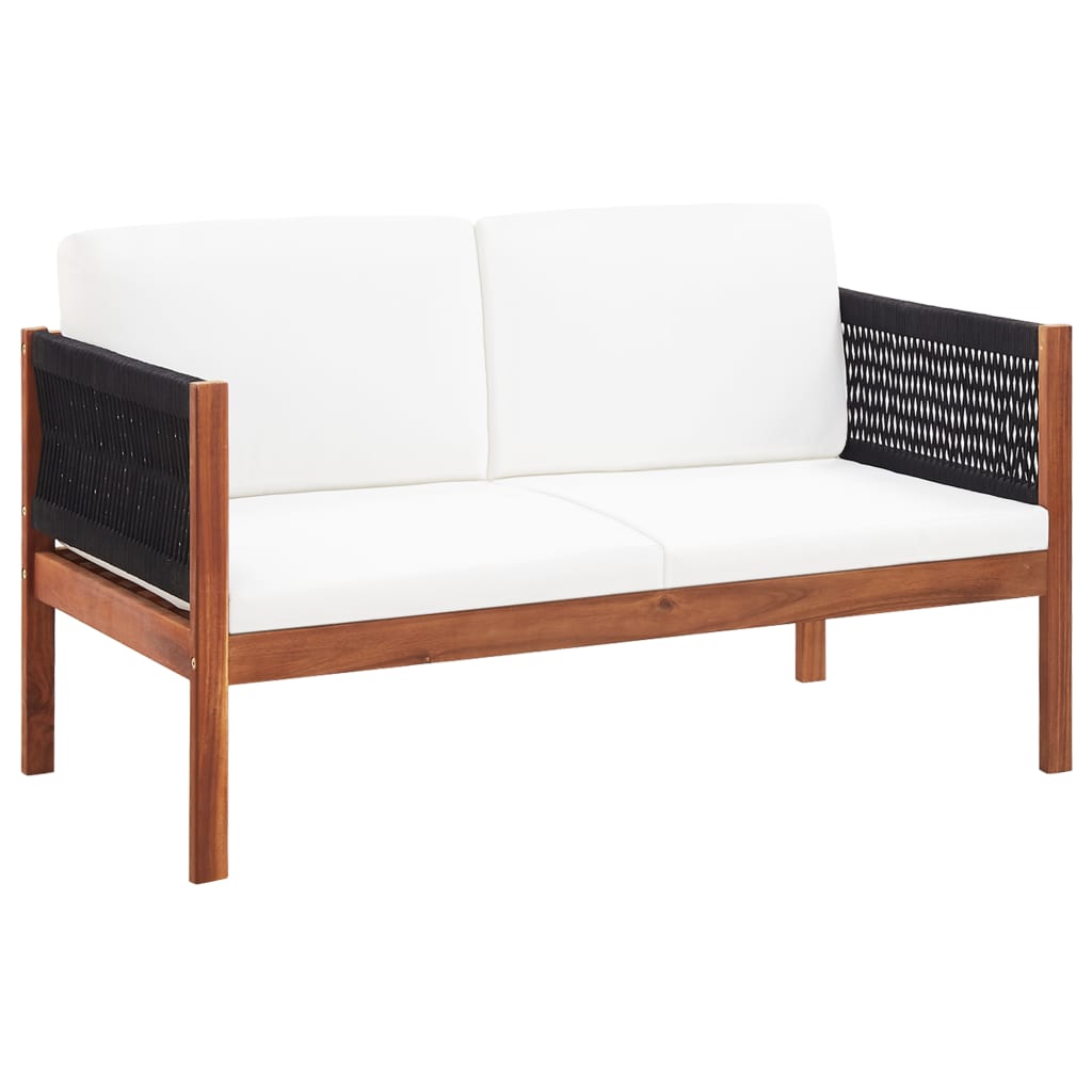 Vidaxl - Gartensofa 2-sitzer Massivholz Akazie