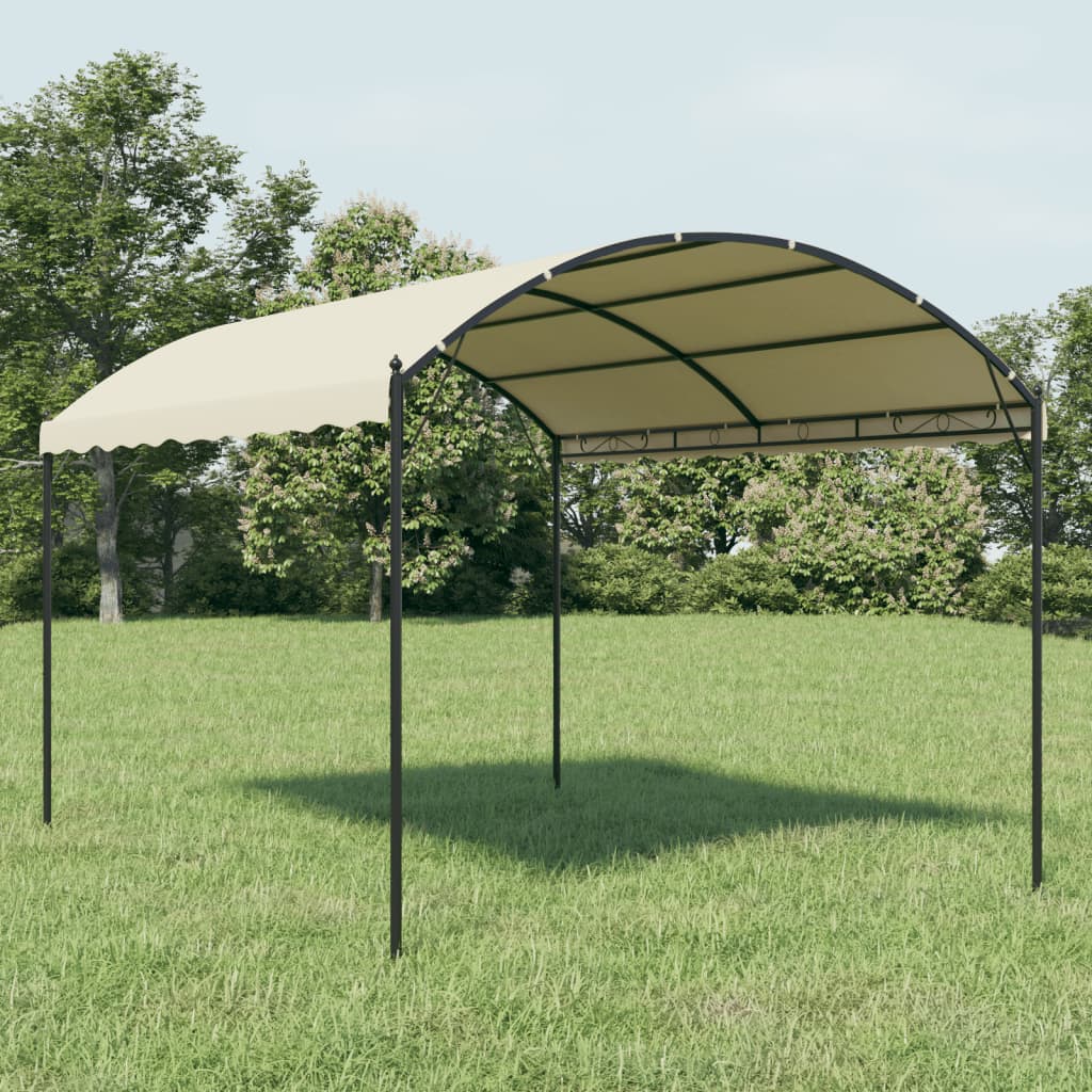Pavillon Stoff Creme Vidaxl
