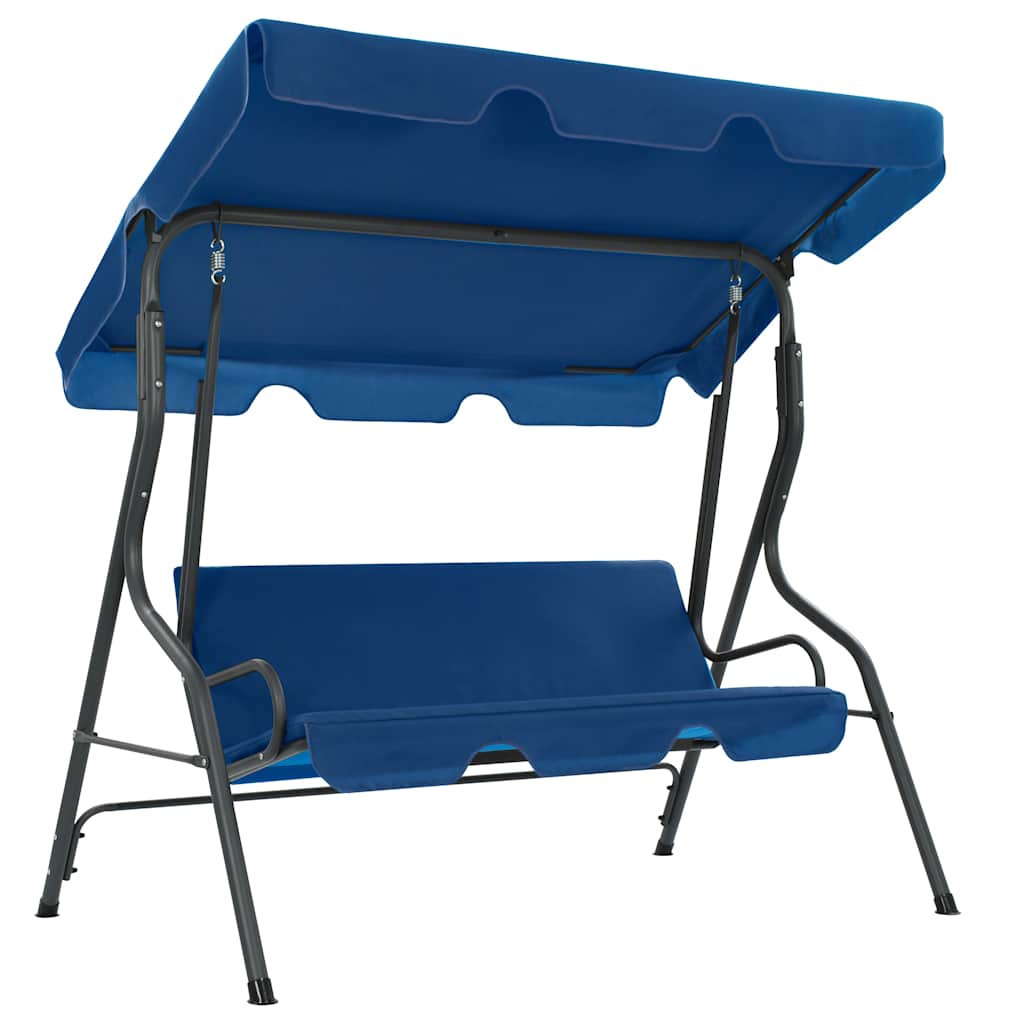 Hollywoodschaukel Dunkelblau 170×110×153 Cm Stoff - Vidaxl