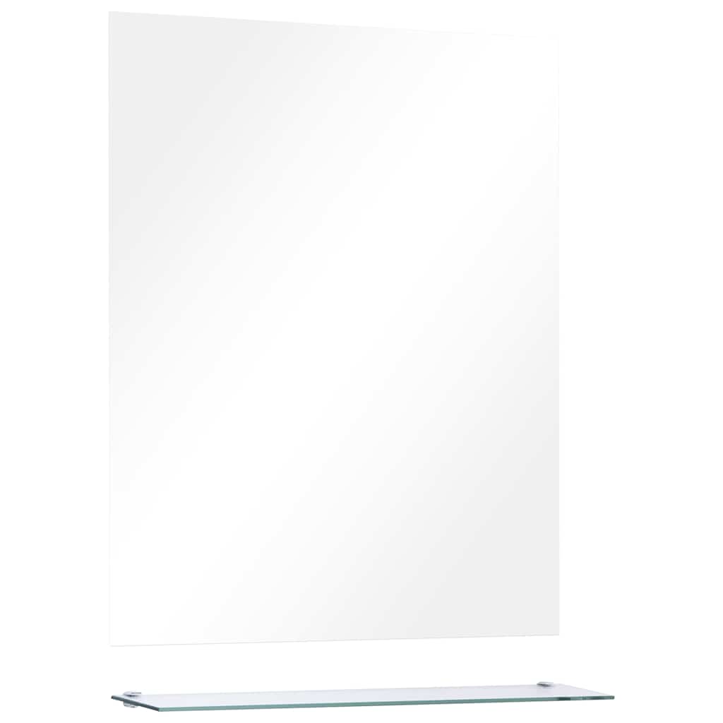 Wandspiegel Mit Regal 50×60 Cm Hartglas Vidaxl