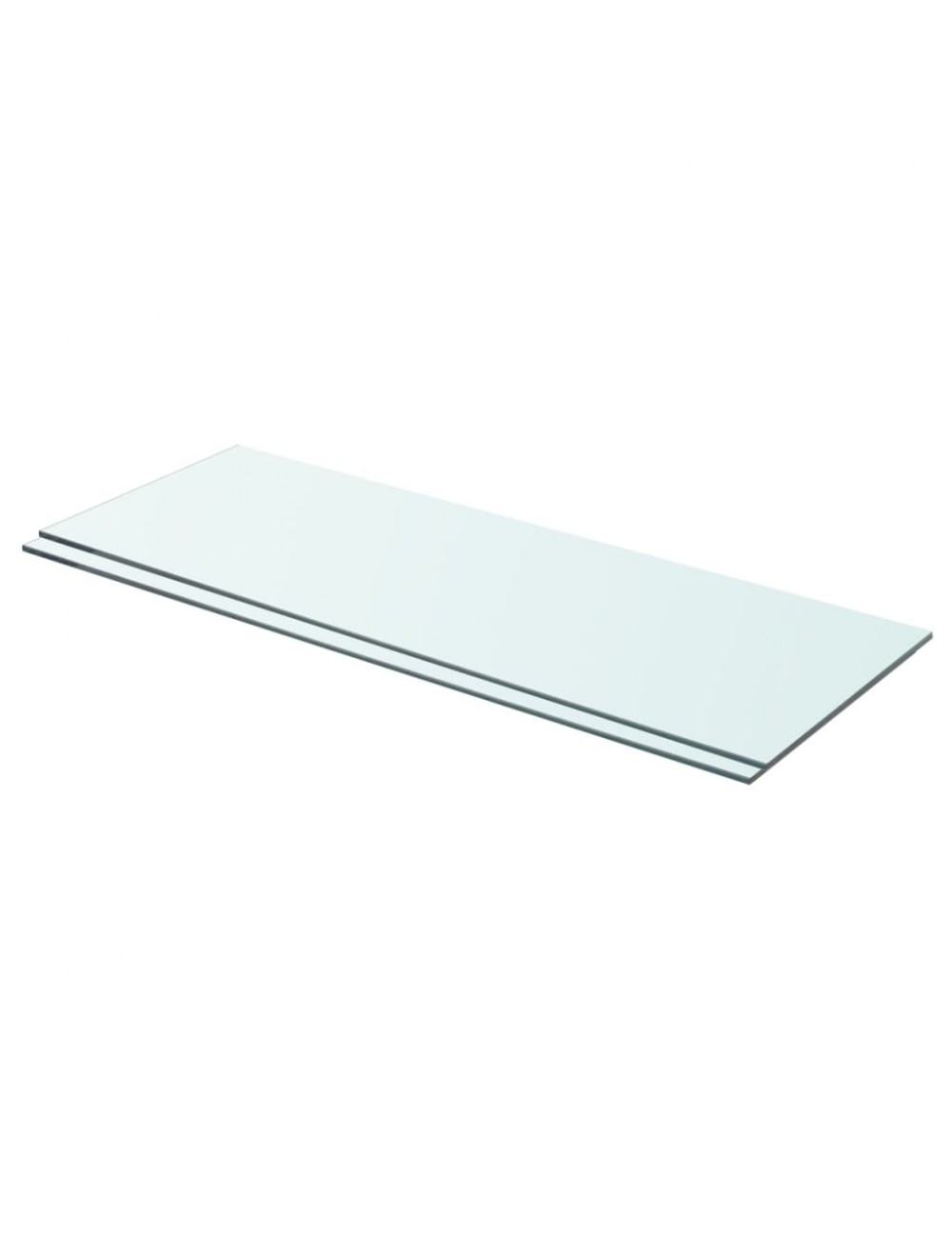 Regalböden 2 Stk. Glas Transparent 70x25 Cm Vidaxl