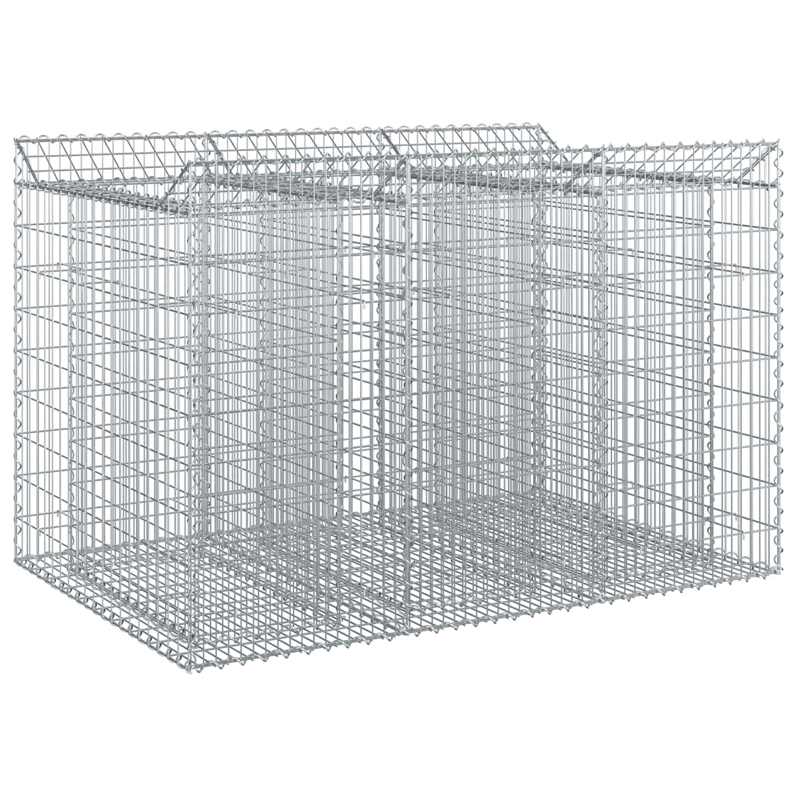 Vidaxl Gabion Raised Bed 2 Pcs 150 X 100 X 100 Cm Galvanised Steel