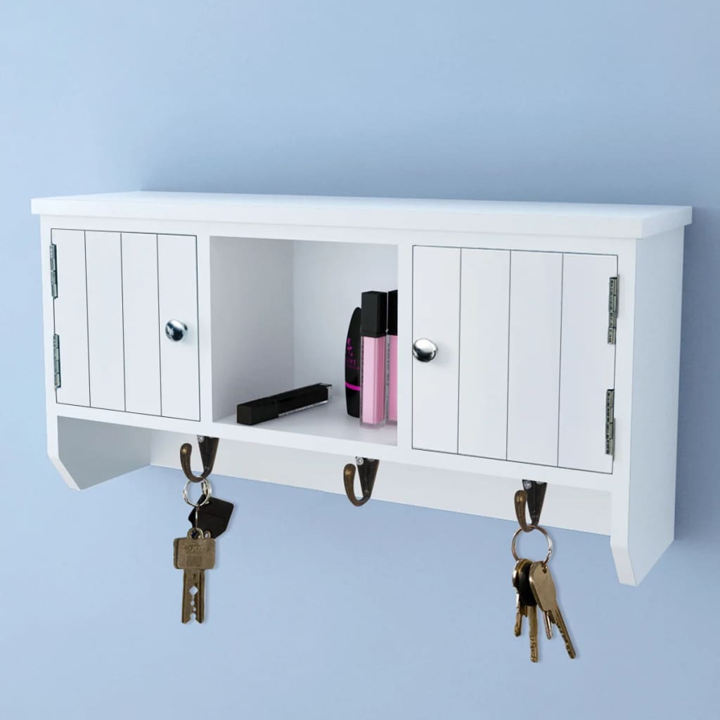 Wandschrank Für Schlüssel Mit Türen Und Haken Vidaxl
