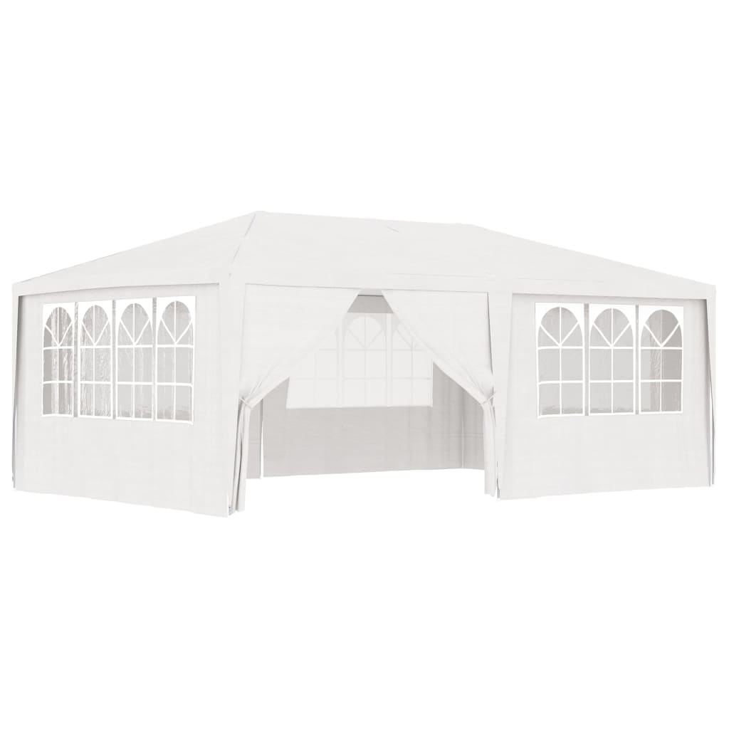 Vidaxl - Profi-partyzelt Mit Seitenwänden 4×6 M Weiß 90 G/m² Weiß