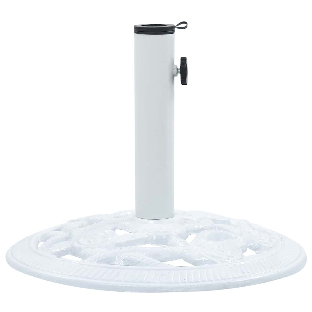 Vidaxl Umbrella Base White 9 Kg 40 Cm Cast Iron