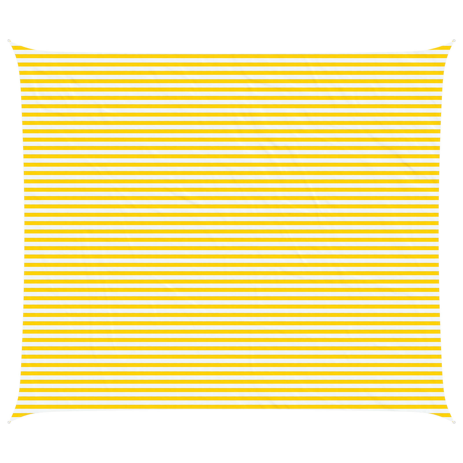 Sonnensegel Gelb Und Weiß 6 X 7 M 100 % Polyester Oxford Vidaxl