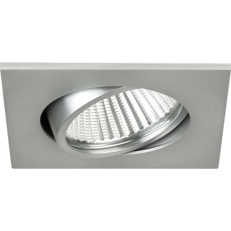 [neuwertig] B-ware Brumberg Led Einbaustrahler Deckenspot Einbauleuchte Aluminium Quadratisch 2700k