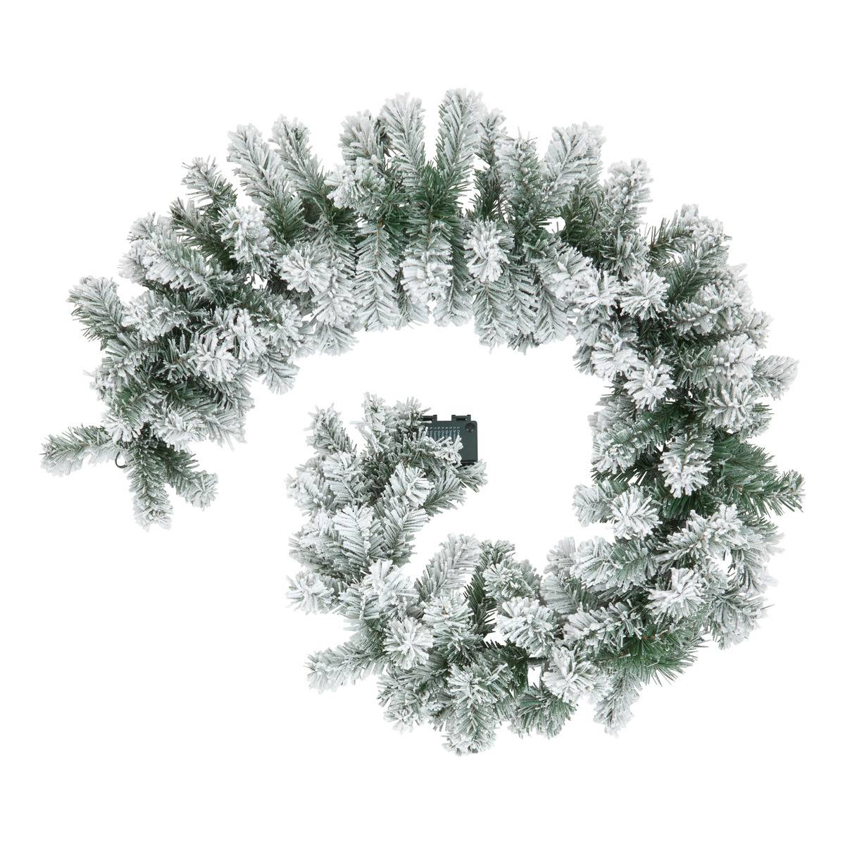 Nat Floque Led Girlande 180cm - Feeric Lights & Christmas