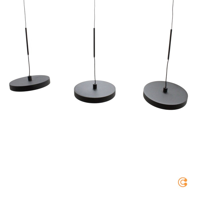 [gebraucht] B-ware Just Light Pendelleuchte Hängeleuchte Led Plata Schwarz Höhenverstellbar 3000k