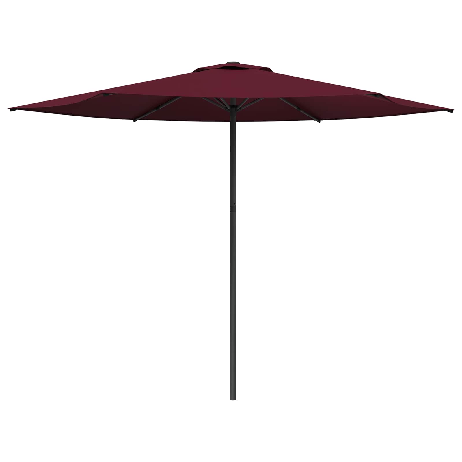 Gartensonnenschirm Rechteckig 3 X 3 M Polyester Bordeauxrot Vidaxl