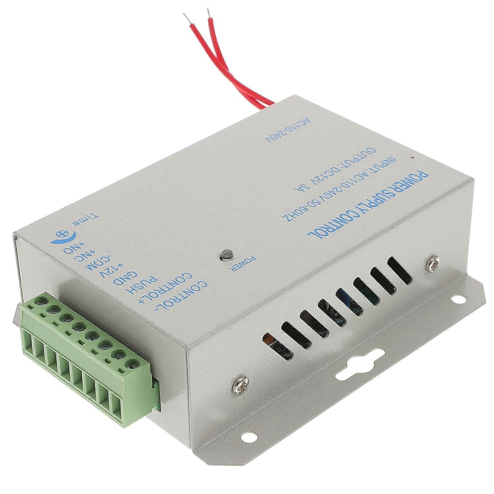 Netzteil 110–240 V Wechselstrom Auf 12 V Gleichstrom, 3 A Für Türzugangskontrollsysteme, Weltweit Einsetzbar