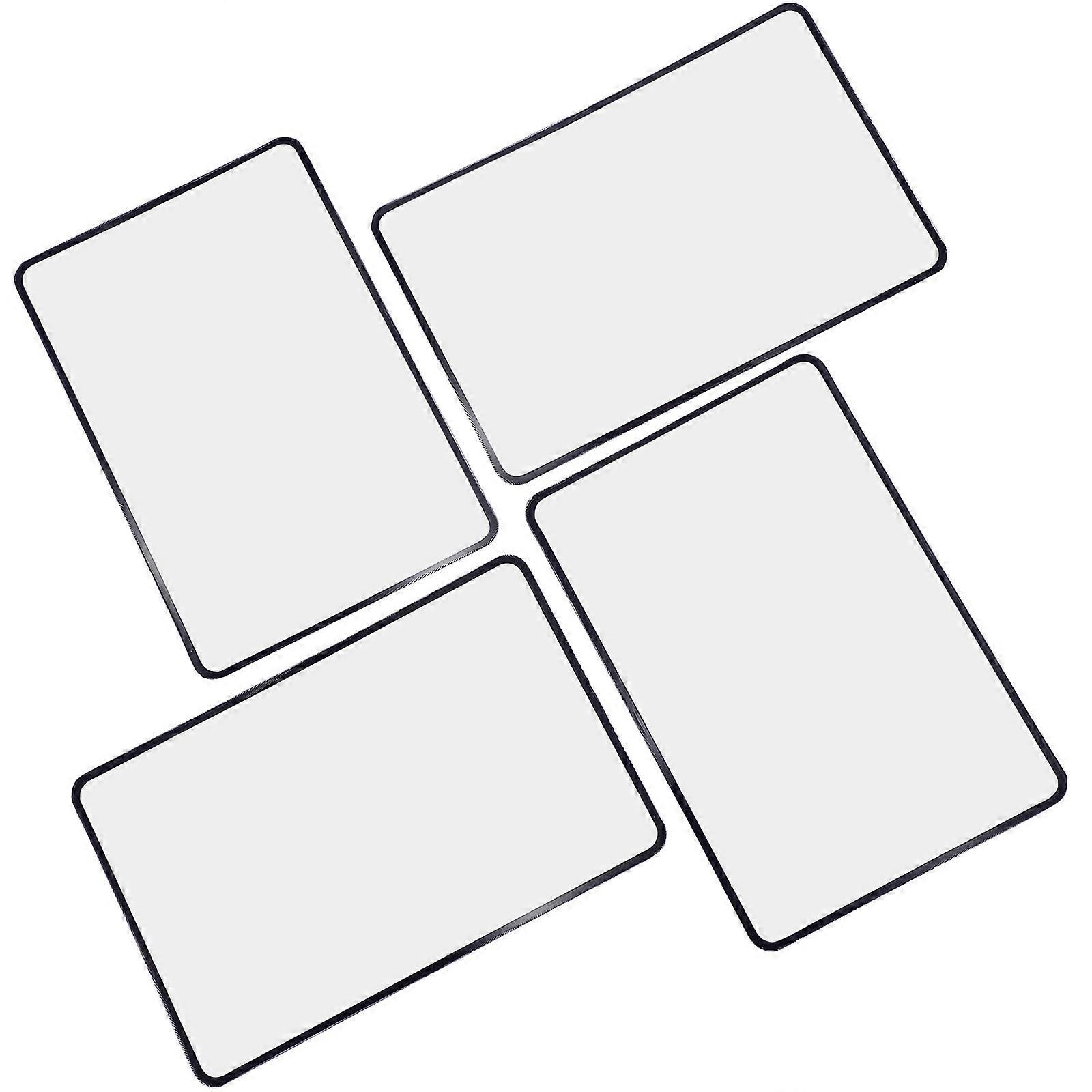 4er-pack Leselupe, 3-fache Vergrößerung, Leselupe Für Senioren Zum Lesen Von Büchern (180 Mm X 120 Mm)-18x12cm