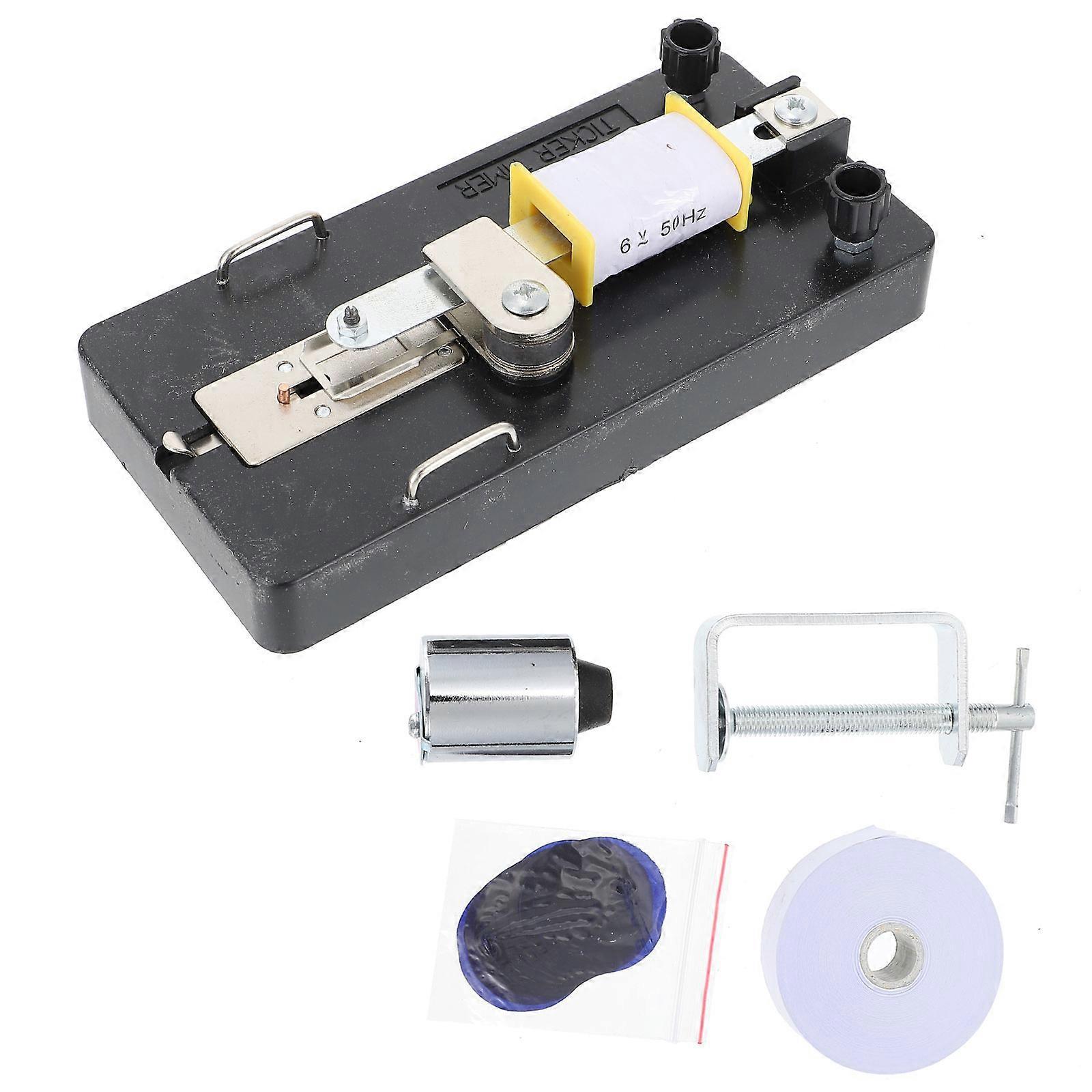 Cello-tape-ticker – Zeitschaltuhr – Physik-lehrmittel Für Schüler – Laborausrüstung – Physiklaborgeräte – Lehrmittel-15.5x8.3cm-black