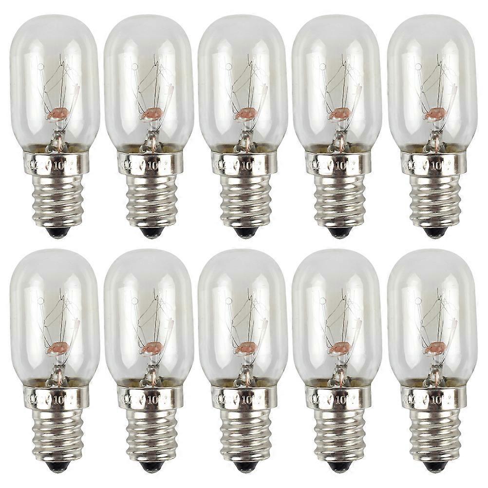 10 Stück E12s Kühlschrankbirnen, 10 W Ersatzlampen Für Gefrierschrank Und Kühlschrank, Nachtlicht-2x5cm-transparent Color