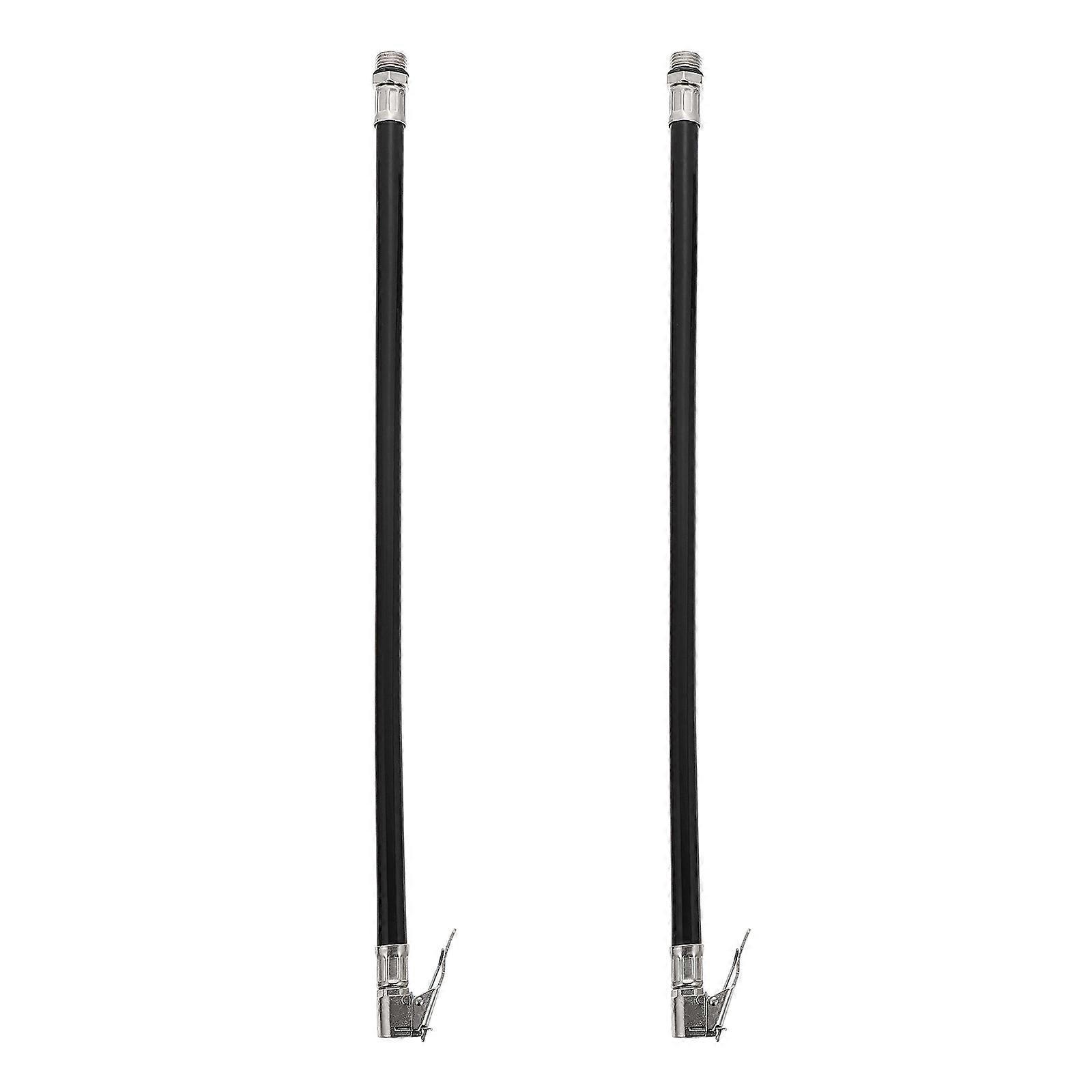 2 Stück Motorrad-autoreifen-luftpumpe, Aufblasbarer Pumpen-verlängerungsschlauch-adapter-37.5x2.3cm