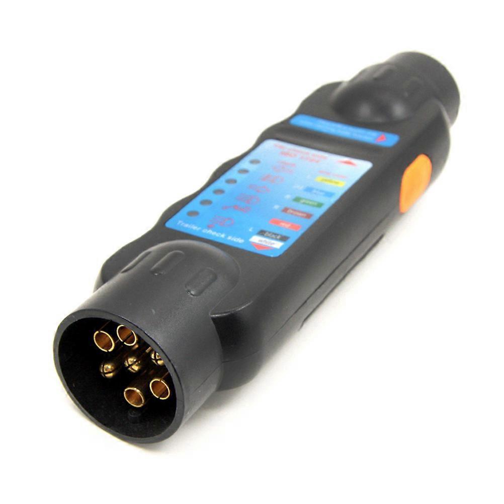 Anhängersteckertester, 7-poliger Anhängersteckertester, 7-poliger Steckertester, 7-pin-anhängertester, Anhängertest-black