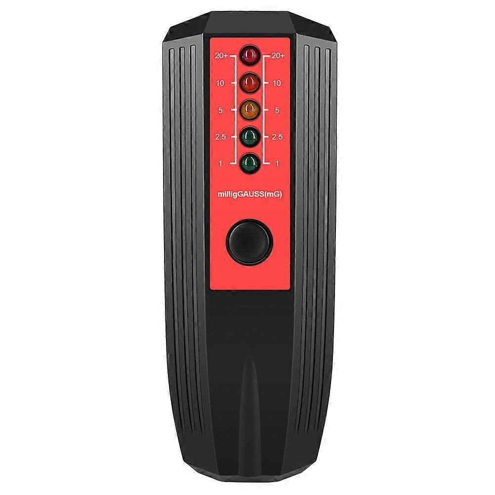 Led-strahlungsdetektor, Emf-messgerät, Elektromagnetisches Gauß-messgerät-15x5cm-red