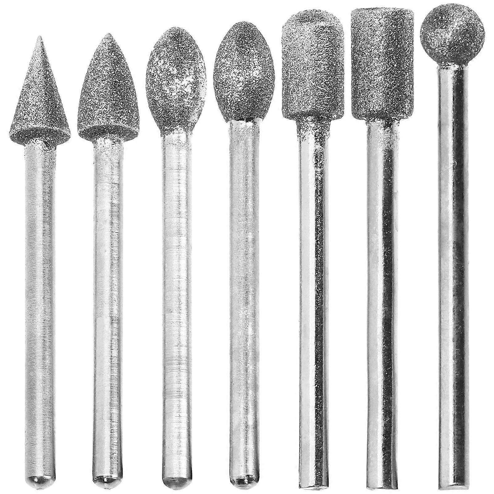 1 Set Steinbearbeitungswerkzeug 3mm Griffbohrer Holzbearbeitungsbohrer Für Metall-4.5x0.5cm-silver