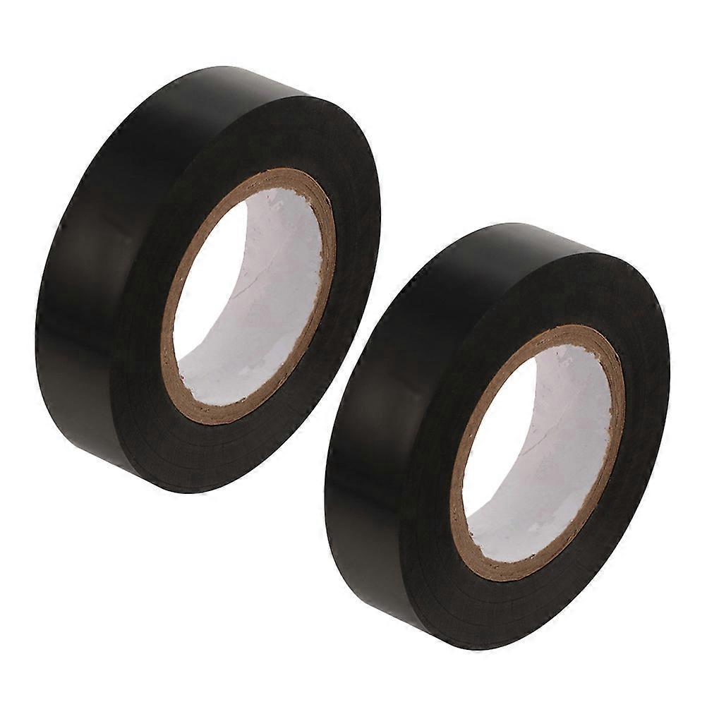 2 Rollen Schwarzes Isolierband Für Autos, Kabel Und Elektrische Leitungen-2 Pcs-black