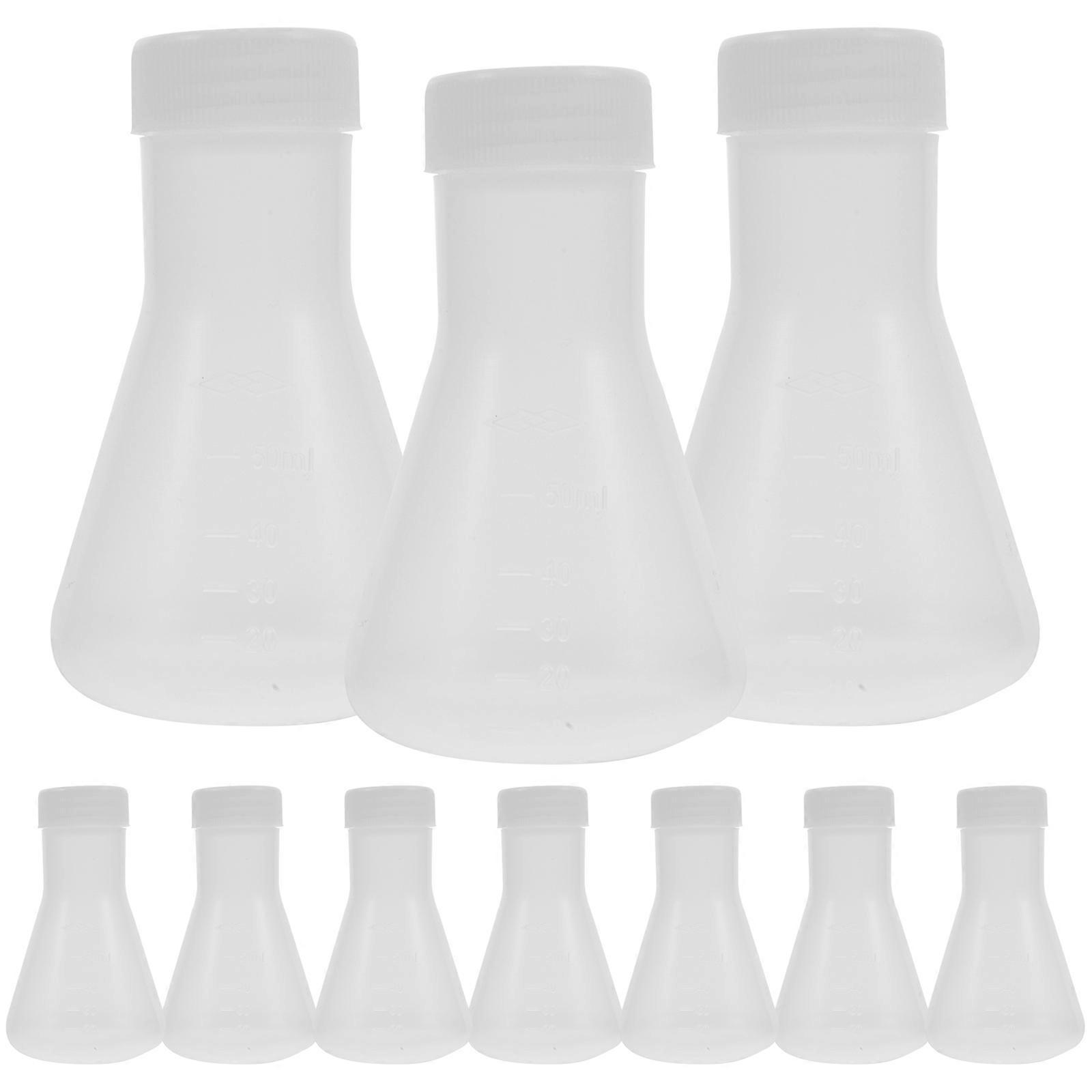 10 Stück Strivectin Produkte Experimentierbedarf Professioneller Erlenmeyerkolben Erlenmeyerkolben Laborkolben-8.5x5.5x5.5cm