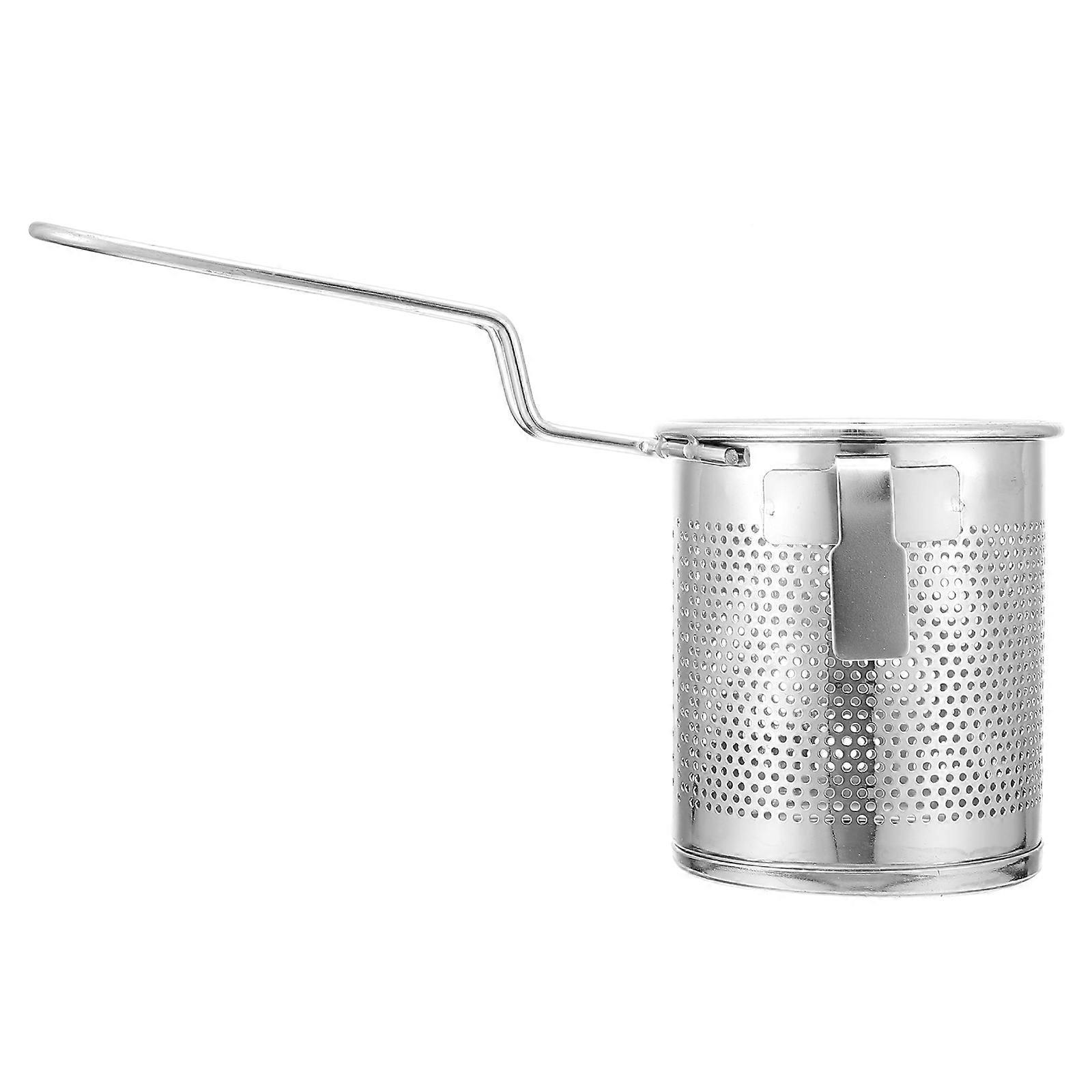 Hot-pot-trennsieb, Hot-pot-seitensieb, Hot-pot-netzsieb-21x9x8cm-silver