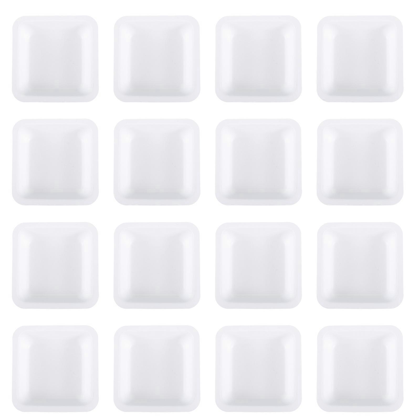 50 Stück Kunststoff-wiegeplatten, Wägeschiffchen, Wägeschalen, Laborbedarf 100 Ml-8x8cm-white