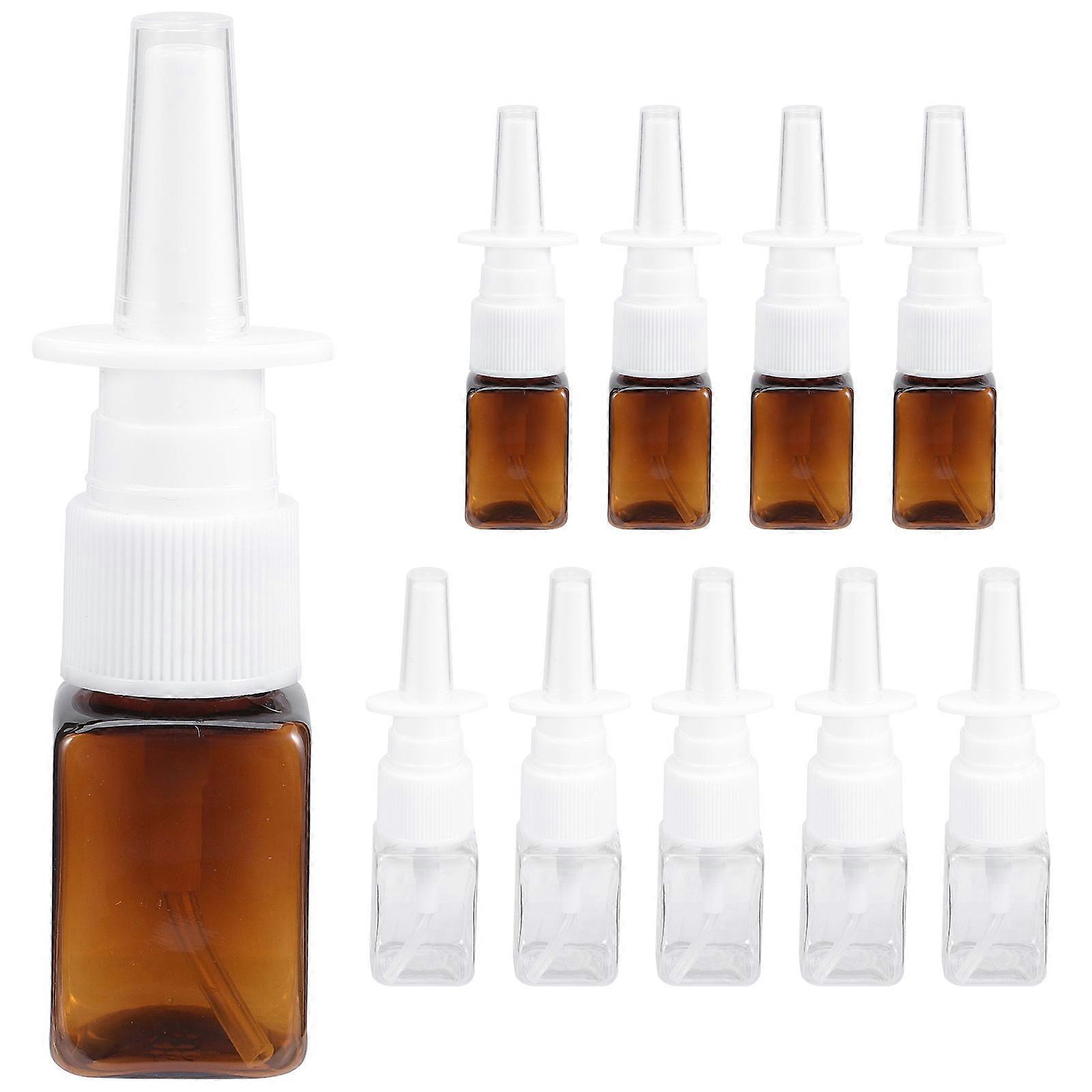 10 Stück Leere Nasensprayflaschen, Nachfüllbare Sprühflaschen, 10 Ml-9x2cm