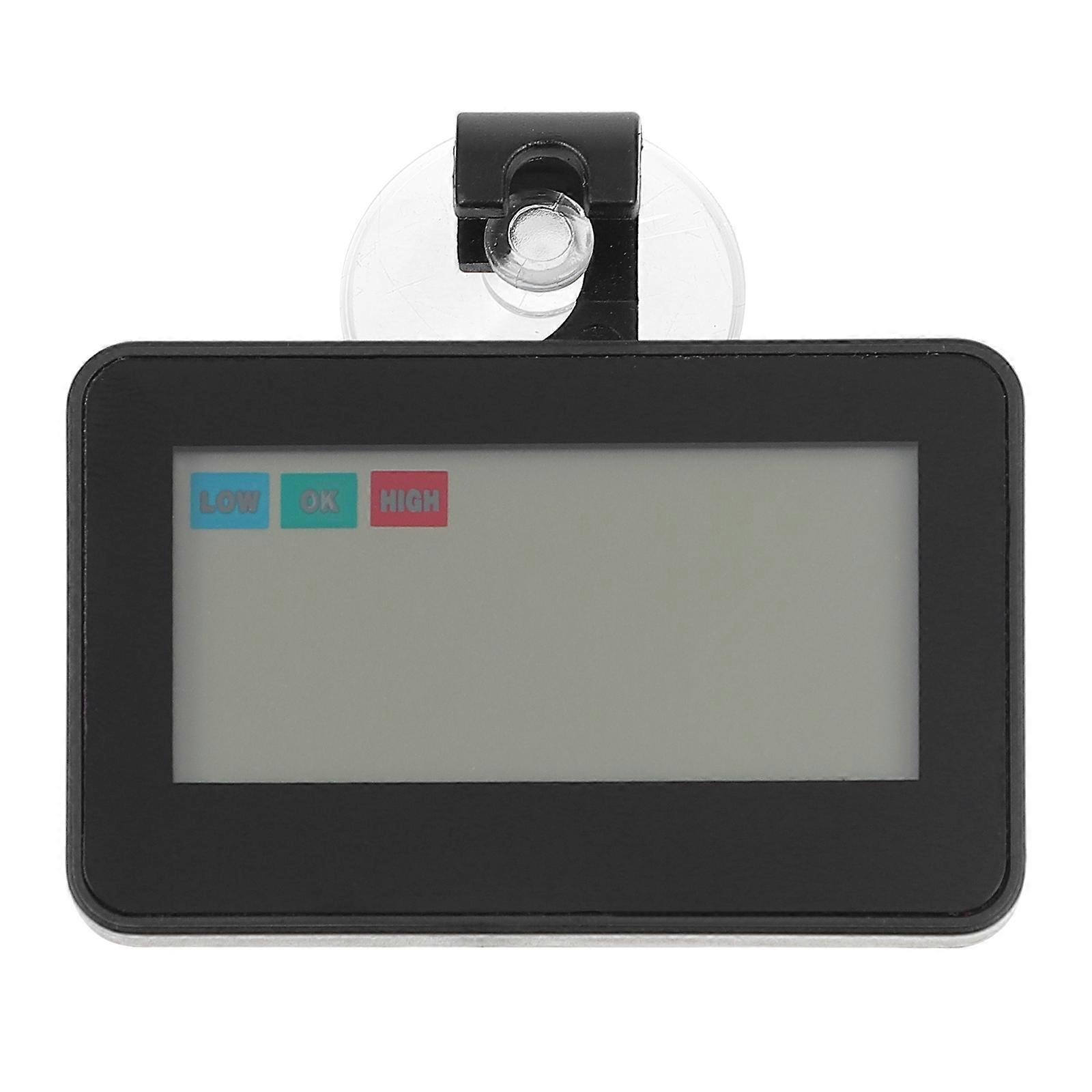 Tischkühlschrank-temperaturanzeige, Tischhygrometer, Raumhygrometer, Elektronisches Küchen-feuchtigkeitsmessgerät-7x.4.5cm-black