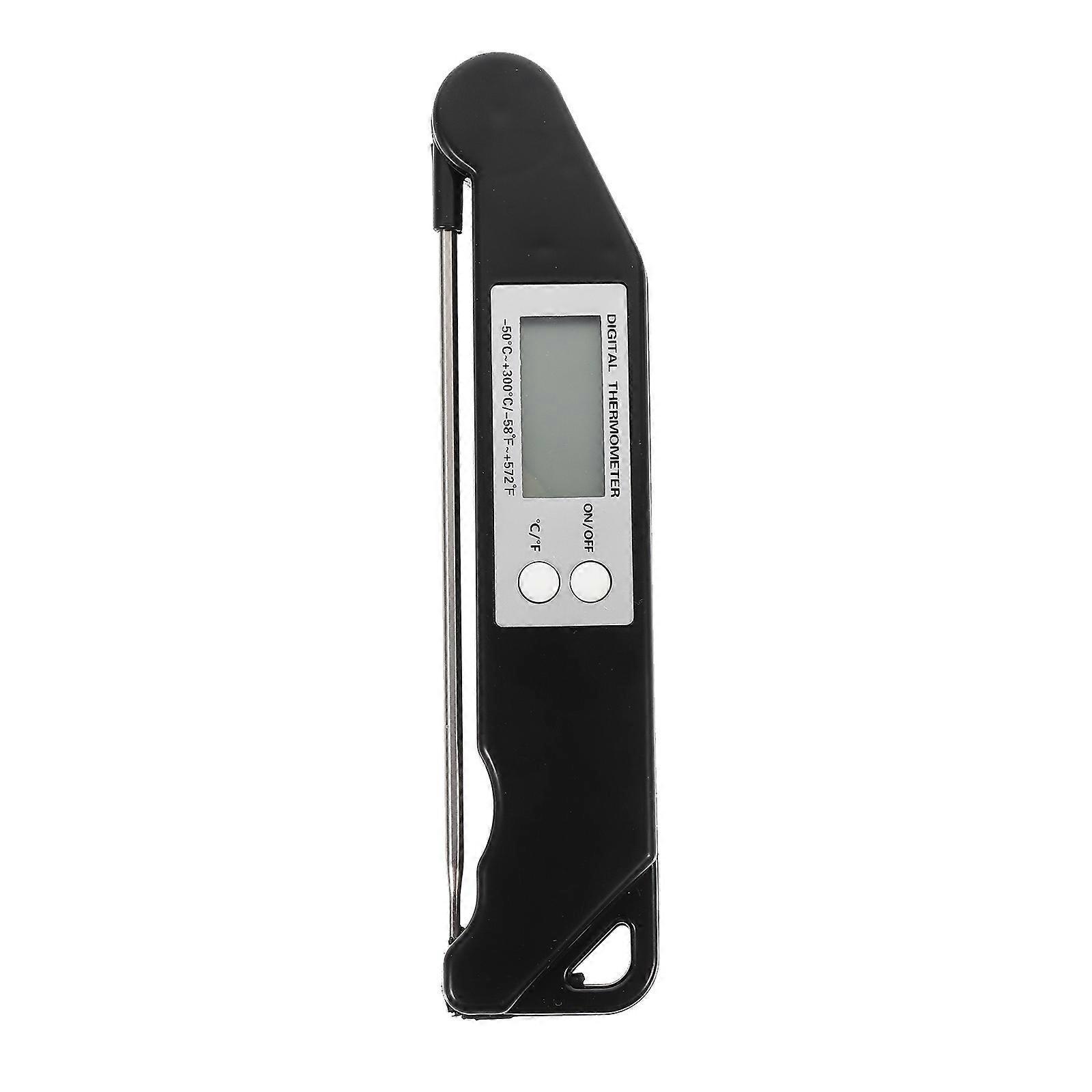 Praktische Grillthermometer, Robuste Lebensmittelthermometer, Fleischthermometer-17x4x1.5cm-black