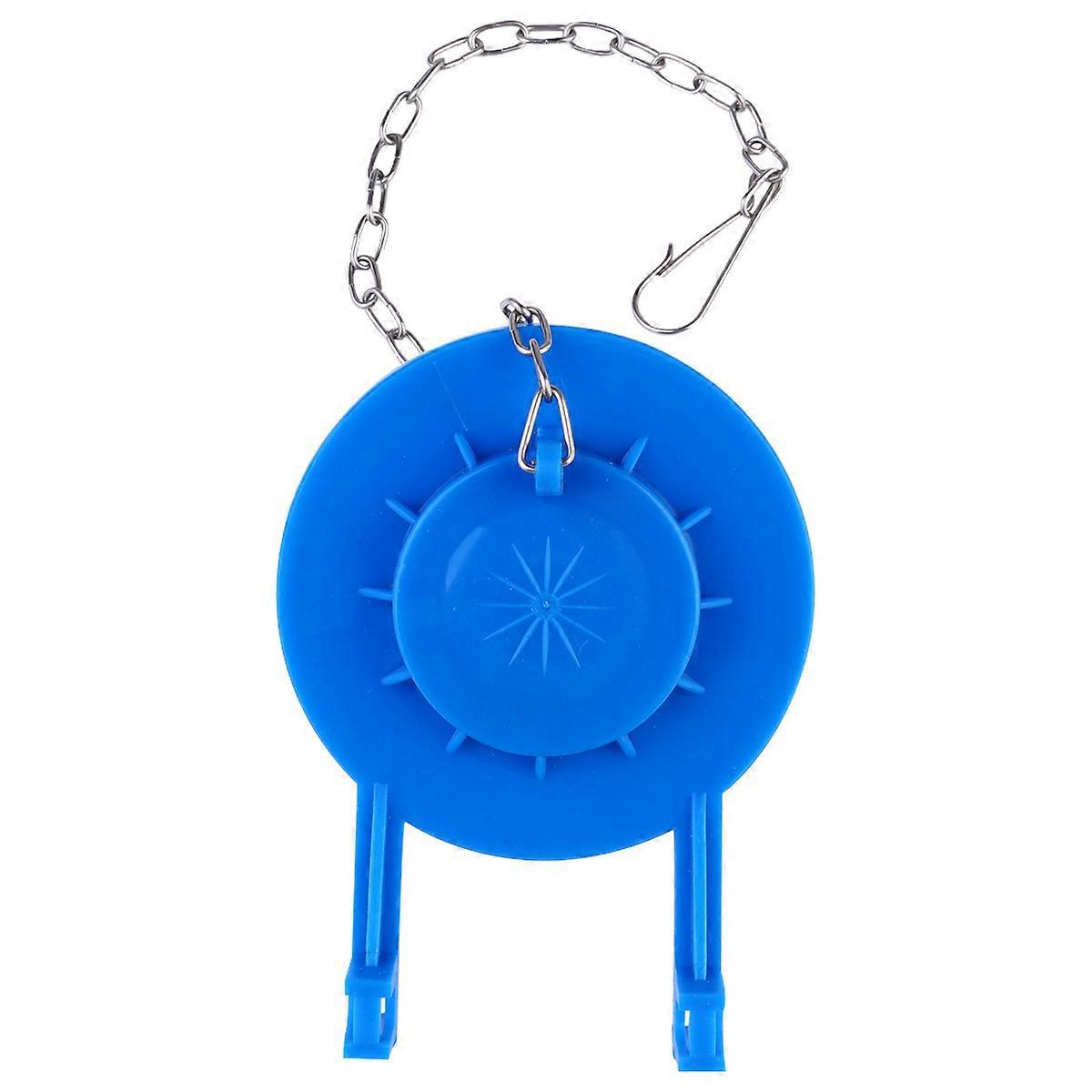 Wassertank-toilettendichtung Gummidichtung Toilettentankzubehör Wassersparende Toilettendichtung-10.7x7.5cm-blue