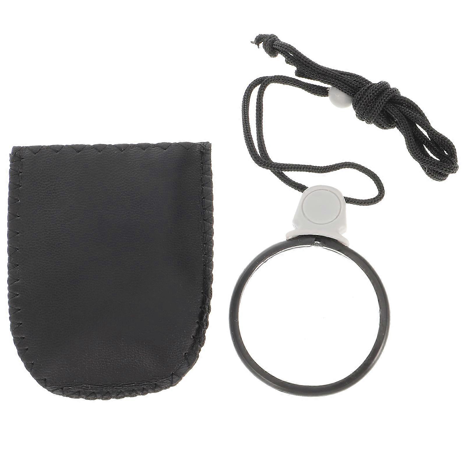 Klare Brille, Viktorianische Kostümkette, Erkundungslupe, Inspektionslupe, Hängelupe-5.5x5.5cm