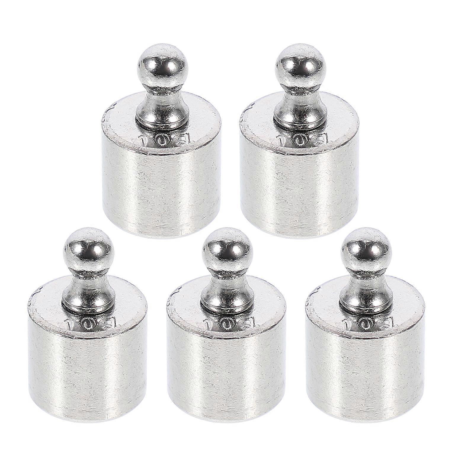 Stück Kalibriergewichte Aus Stahl, 10 G, Professionelles Waagengewicht, Digitale Waage-2.2x1.5x1.5cm-silver