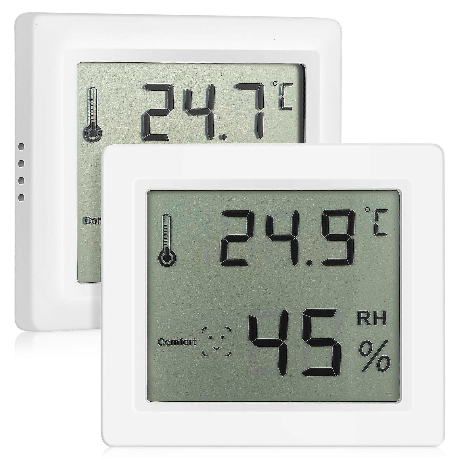 2 Stück Digitale Haushaltshygrometer, Mehrzweck-elektrohygrometer, Thermometergeräte