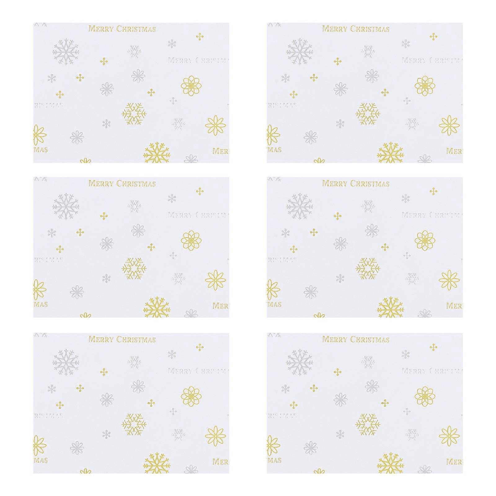 1000 Stück 1 Set Nougat-verpackungen Mit Weihnachtsmotiven, Snack-aufbewahrungsbeutel (weiß)-12.5x9x0.1cm-white