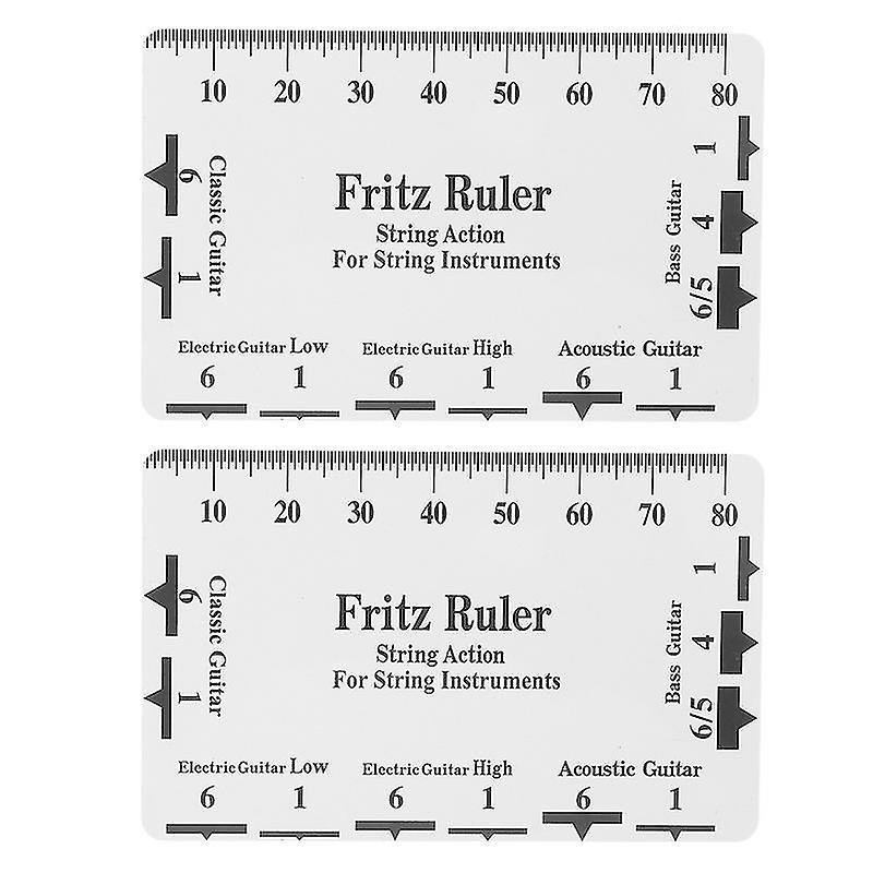 2 Stück Saitenstärkenlehre