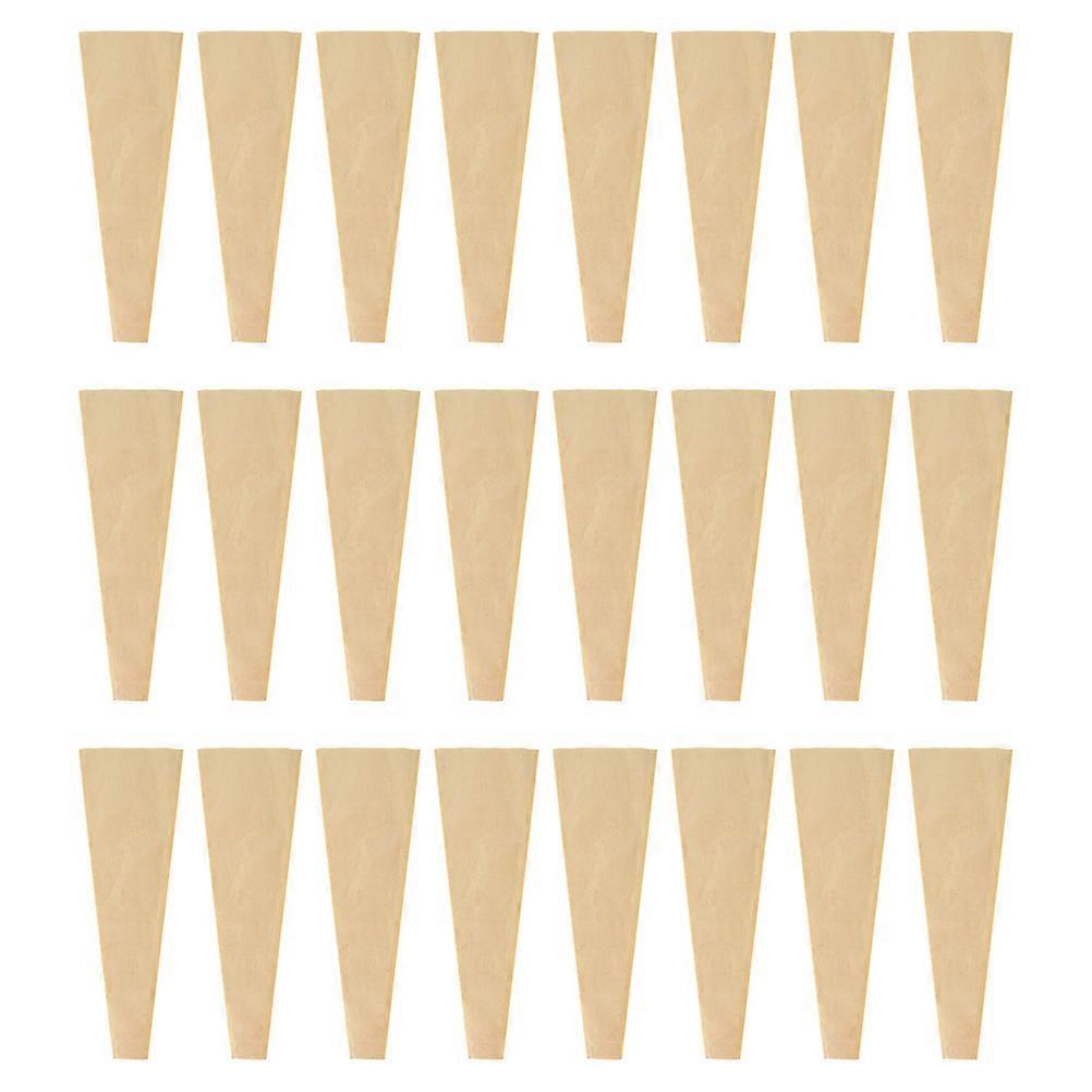 50 Stück Bastelpapier, Geschenkpapier, Straußverpackungsbeutel, Blumenstraußhüllen-khaki