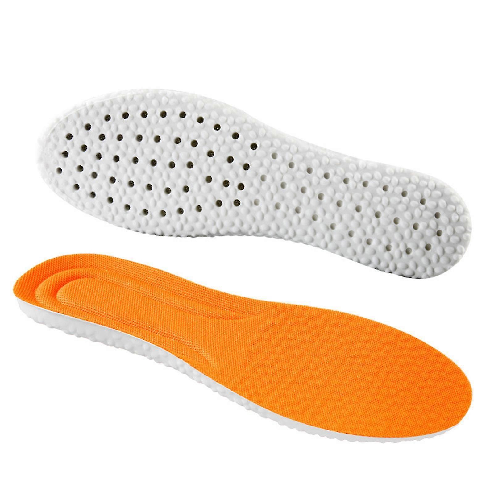 Paar Weiche, Stoßdämpfende Laufsohlen-25.5cm-26cm-dark Orange