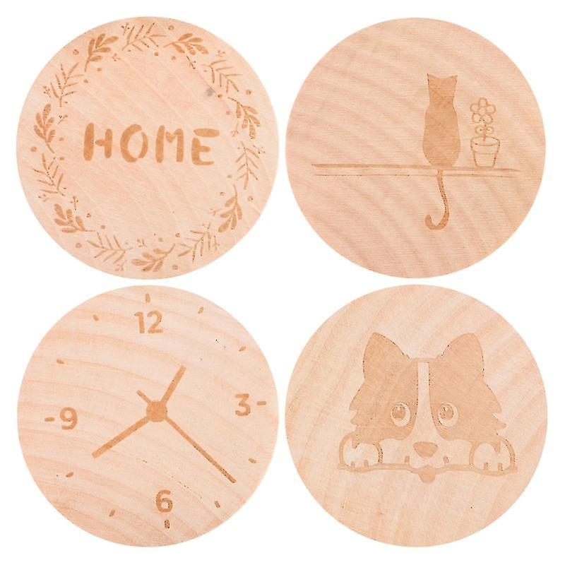 4 Stück Kühlschrankmagnete Aus Holz