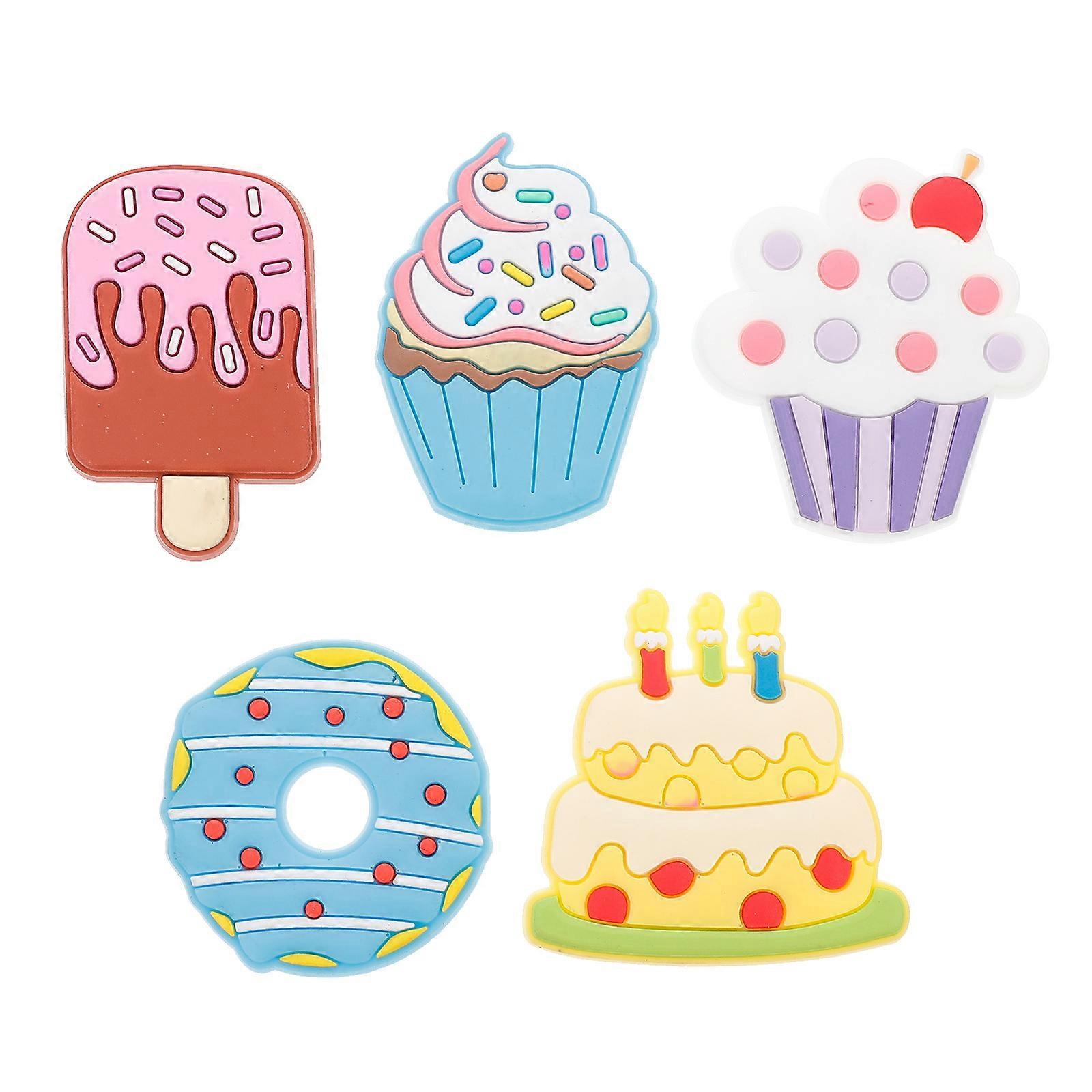 5-teiliges Kühlschrankmagnet-set Der Kuchenserie-4.8x4.6cm