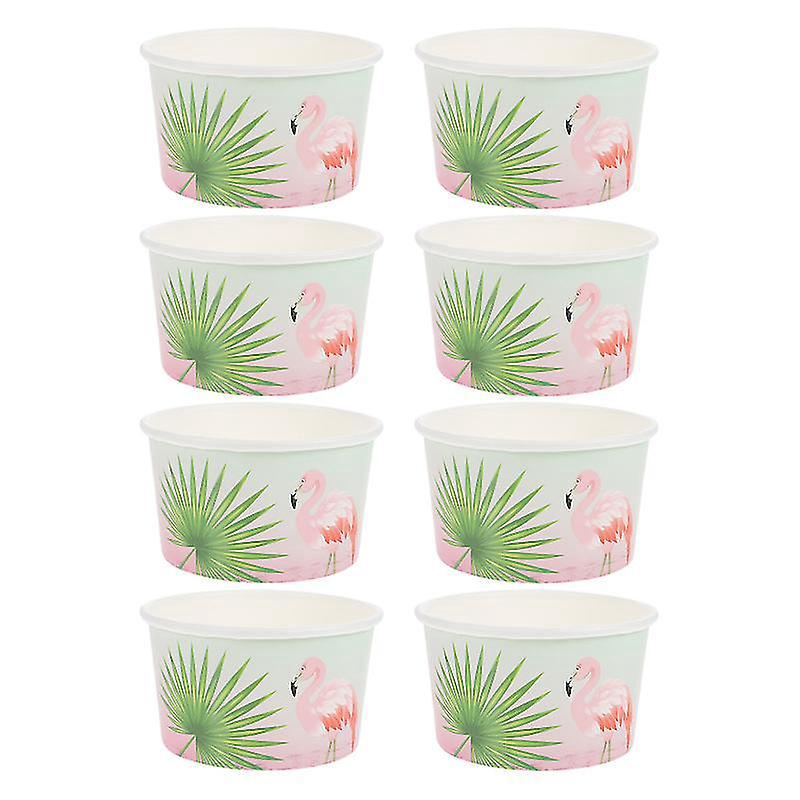 8 Stück Eisbecher Aus Papier