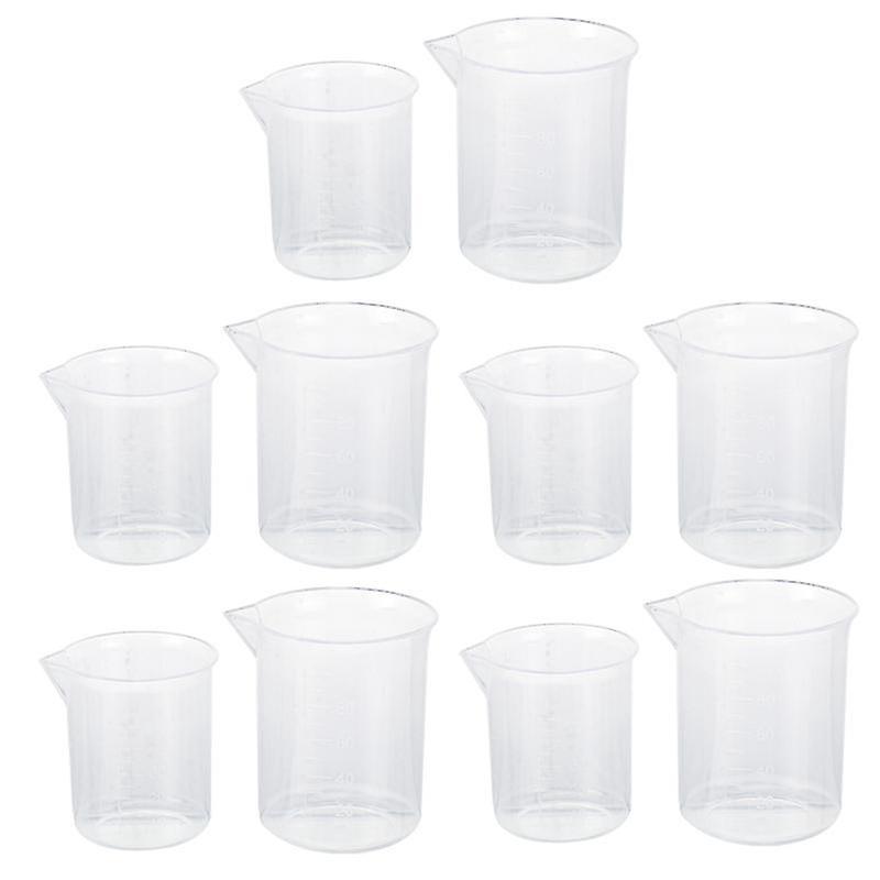 10 Messbecher Aus Kunststoff