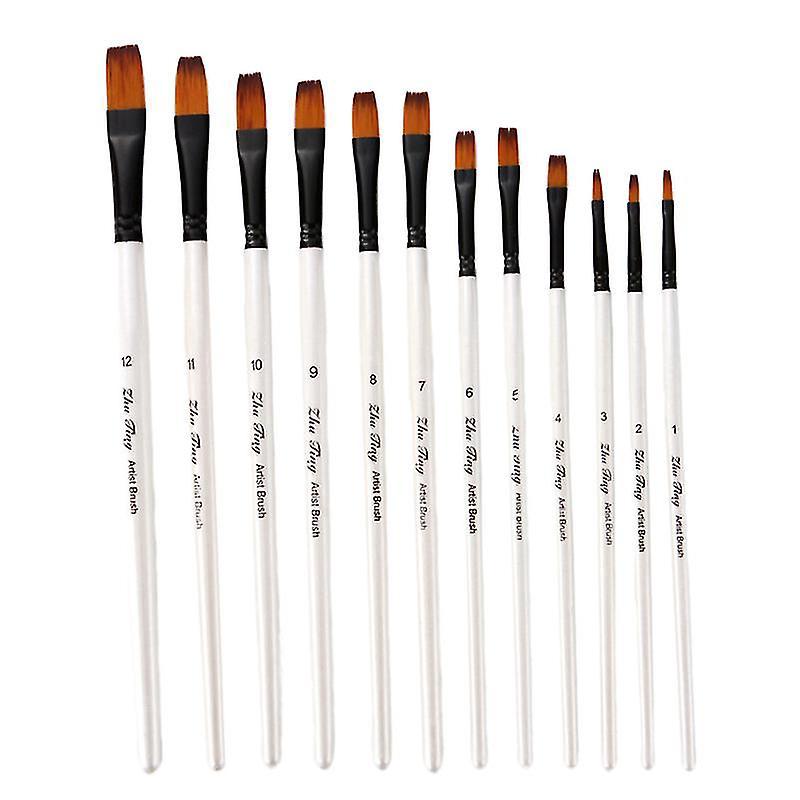 12 Stück Aquarellpinsel