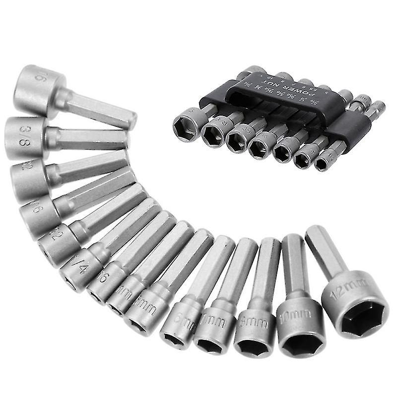 14-teiliger Sechskant-steckschlüsseladapter